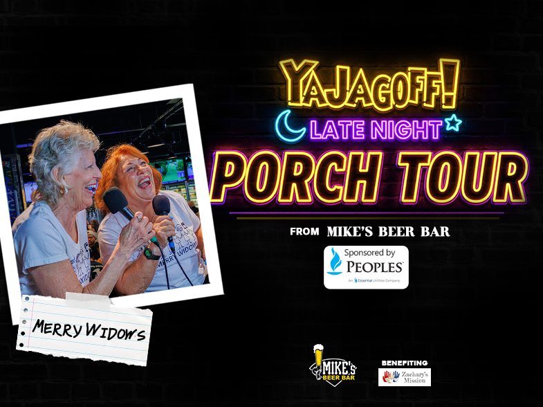 Meet the Bartenders Contestants: The Merry Widows bring their smiles and fundraising skills to the porch tour! The Merry Widows