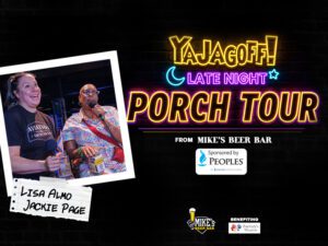 Meet the Bartenders Contestants: The Merry Widows bring their smiles and fundraising skills to the porch tour! JAckie Page