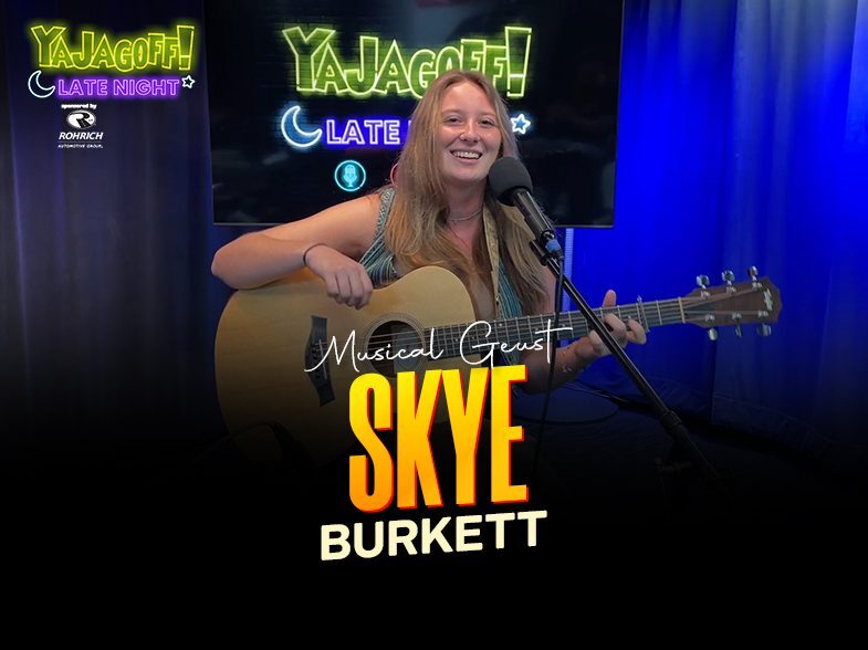 MUSIC: Skye Burkett Skye knocks the socks off of all of us! Skye recently released a track titled “Go” at the beginning of 2026, and is excited for an upcoming EP release!