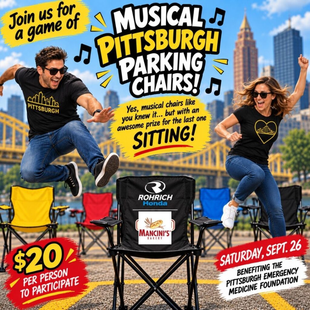 YaJagoff Musical Parking Chairs, Pittsburgh Parking Chairs