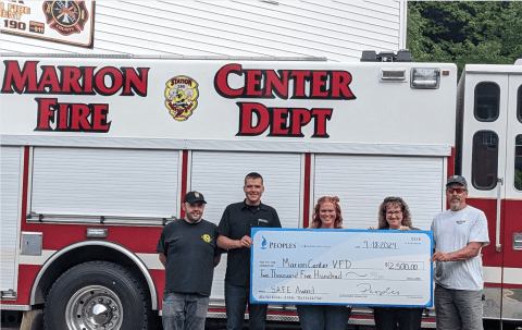 Peoples Natural Gas, SAFE Program, Volunteer Fire Departments